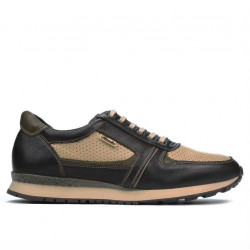 Zapatillas deportivas hombre 833 café combinado