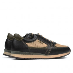 Zapatillas deportivas hombre 833 café combinado