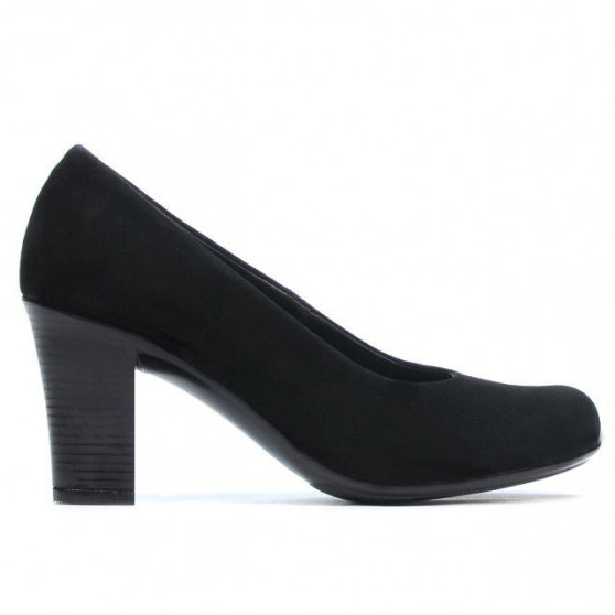 Zapatos casuales / elegantes para mujer 643 negro terciopelo