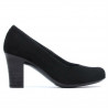 Zapatos casuales / elegantes para mujer 643 negro terciopelo