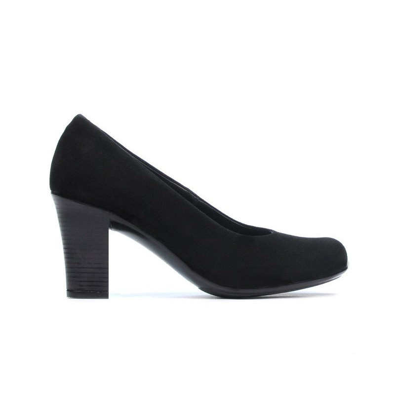 Zapatos casuales / elegantes para mujer 643 negro terciopelo