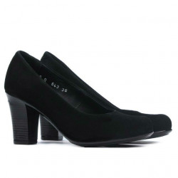 Zapatos casuales / elegantes para mujer 643 negro terciopelo