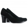 Zapatos casuales / elegantes para mujer 643 negro terciopelo