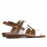 Sandalias de mujer 5048 blanco combinado