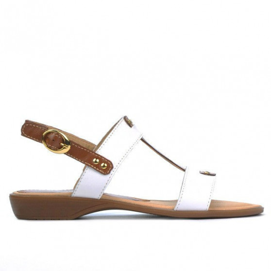 Sandalias de mujer 5048 blanco combinado