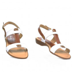 Sandalias de mujer 5048 blanco combinado
