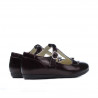 Zapatos para niños pequeños 63c charol burdeos