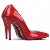 Zapatos elegantes de mujer 1241 charol rojo