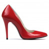 Zapatos elegantes de mujer 1241 charol rojo