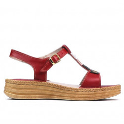 Sandalias de mujer 5040-1 rojo