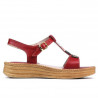 Sandalias de mujer 5040-1 rojo