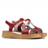 Sandalias de mujer 5040-1 rojo