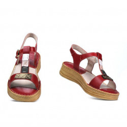 Sandalias de mujer 5040-1 rojo