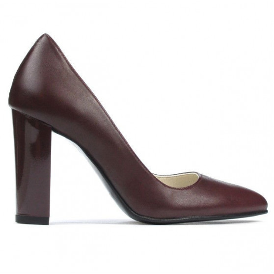 Zapatos elegantes de mujer 1261 burdeos