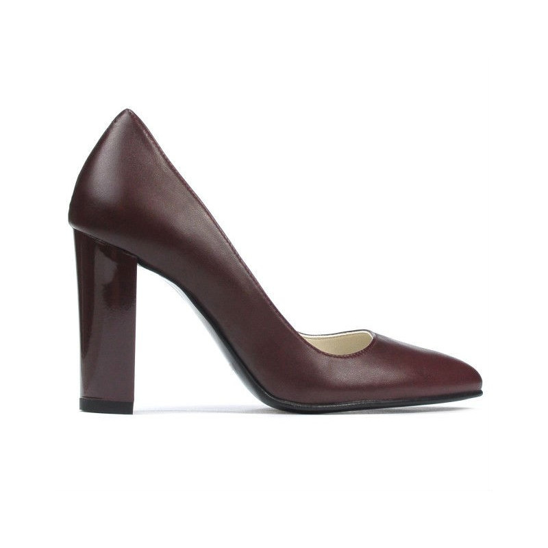 Zapatos elegantes de mujer 1261 burdeos