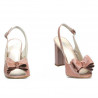 Sandalias de mujer 1256 pitón nude