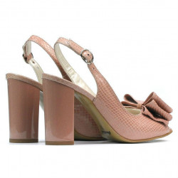 Sandalias de mujer 1256 pitón nude