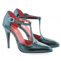 Sandalias mujer 1237 charol negro