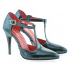 Sandalias mujer 1237 charol negro