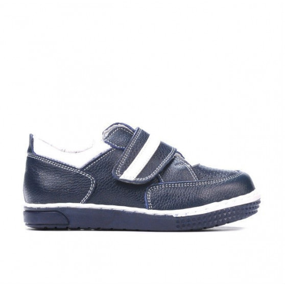 Zapatos para niños pequeños 64c índigo+blanco