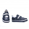 Zapatos para niños pequeños 64c índigo+blanco