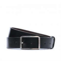 Cinturón hombre 09b bicolor negro+marrón
