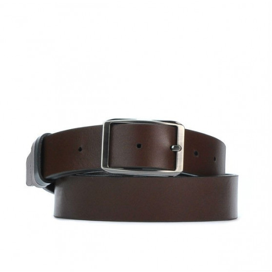 Cinturón hombre 09b bicolor negro+marrón