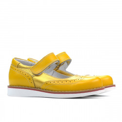 Zapatos para niños 153 amarillo combinado