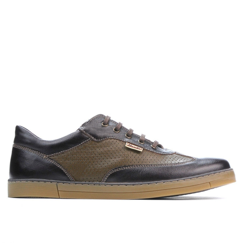 Zapatillas deportivas hombre 886 café combinado