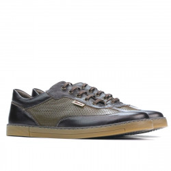 Zapatillas deportivas hombre 886 café combinado