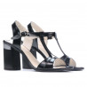 Sandalias de mujer 5055 charol negro