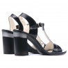 Sandalias de mujer 5055 charol negro