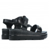 Sandalias mujer 5051 negro combinado
