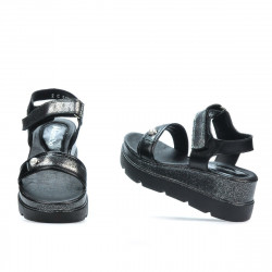 Sandalias mujer 5051 negro combinado