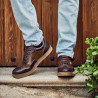 Zapatillas deportivas hombre 886 café combinado lifestyle