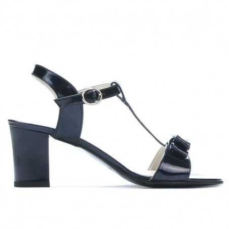 Sandalias mujer 1257 charol índigo nacarado