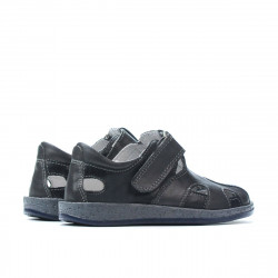 Zapatos para niños pequeños 07-1c índigo+gris
