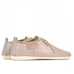 Mocasines para hombres 865-1 beige+arena