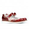 Zapatos para niños 153 charol rojo