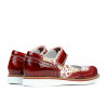 Zapatos para niños 153 charol rojo