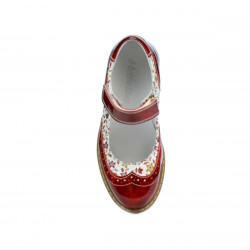 Zapatos para niños 153 charol rojo
