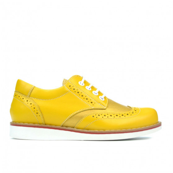 Zapatos para niños 154 amarillo combinado