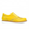 Zapatos para niños 154 amarillo combinado