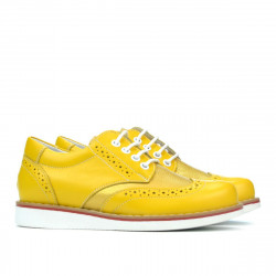 Zapatos para niños 154 amarillo combinado