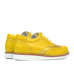 Zapatos para niños 154 amarillo combinado