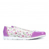 Zapatos para niños 171 charol púrpura combinado