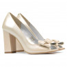 Sandalia mujer 1271 beige nacarado