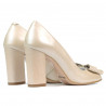 Sandalia mujer 1271 beige nacarado