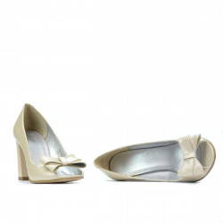Sandalia mujer 1271 beige nacarado