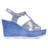 Sandalias mujer 5054 azul plata